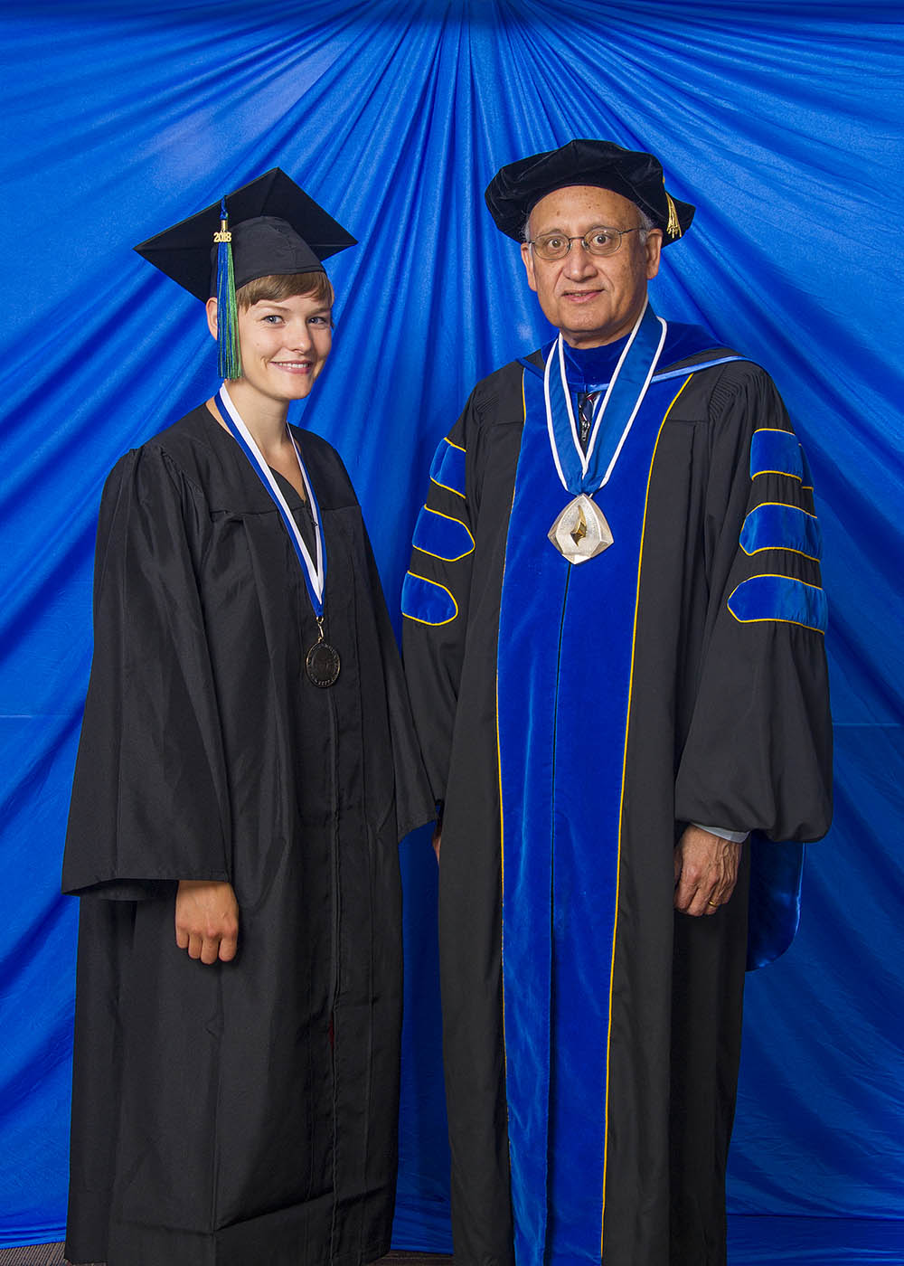 Grace Coffey and President Sabah Randhawa