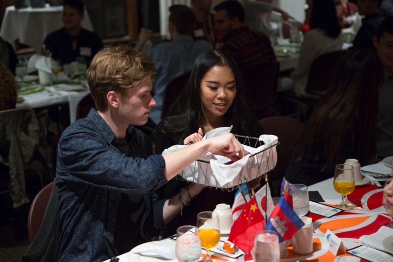 Six of Western’s international students, working with Executive Chef Patrick Durgan, shared their favorite cultural dishes from home with students, faculty, and staff Thursday, Mar. 3 in VU 565. 