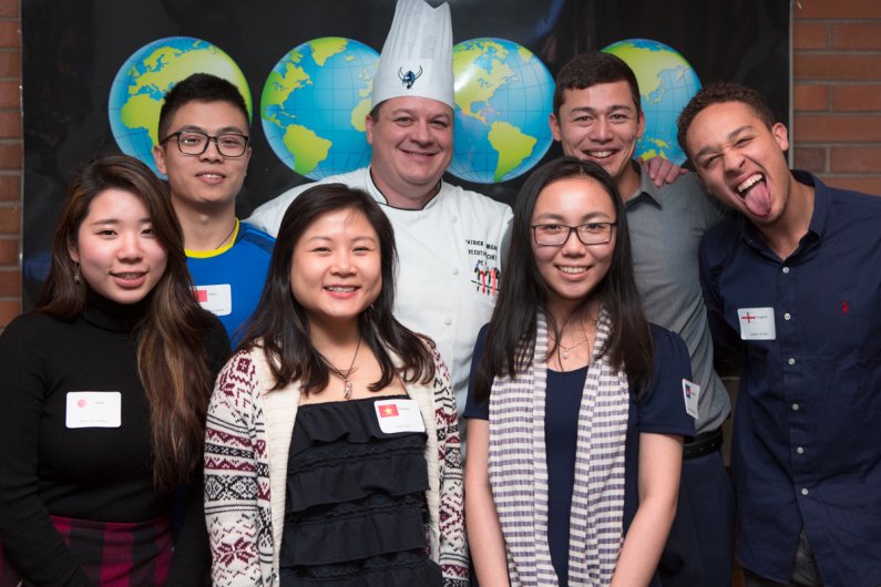 Six of Western’s international students, working with Executive Chef Patrick Durgan, shared their favorite cultural dishes from home with students, faculty, and staff Thursday, Mar. 3 in VU 565. 