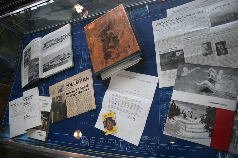 Items from the 1959 Viking Union time capsule. Photo by Michael Leese | WWU intern