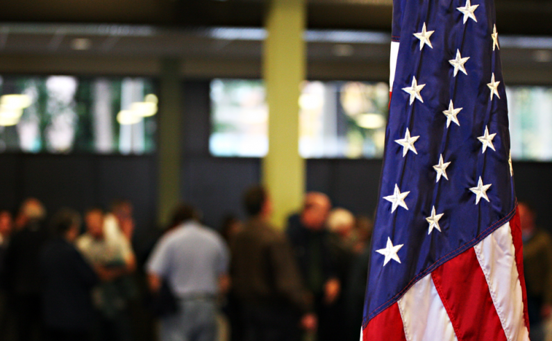 WWU students, faculty and staff celebrated Veterans Day at a ceremony in the Viking Union Multipurpose Room on Tuesday, Nov. 10. Several speakers gave presentations at the event. Photo by Michael Leese | WWU intern