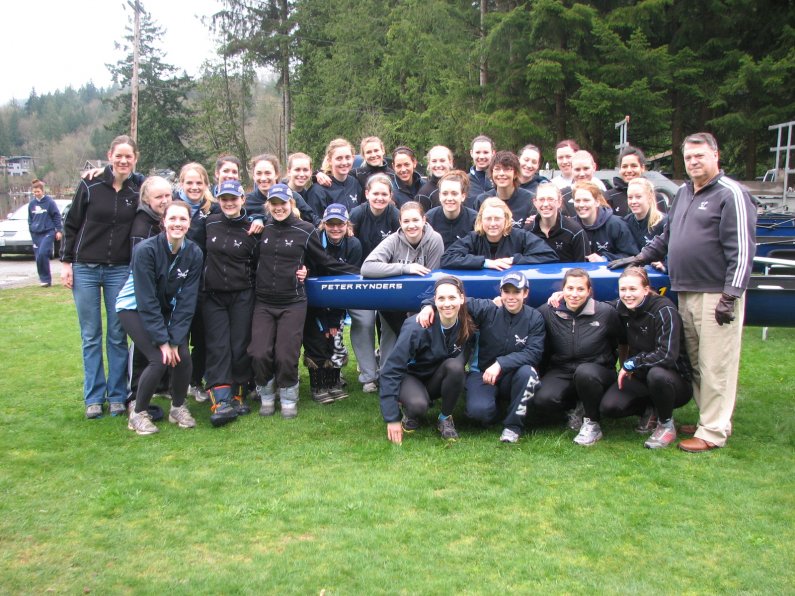 The 2011 Western Washington University women's crew. Courtesy photo