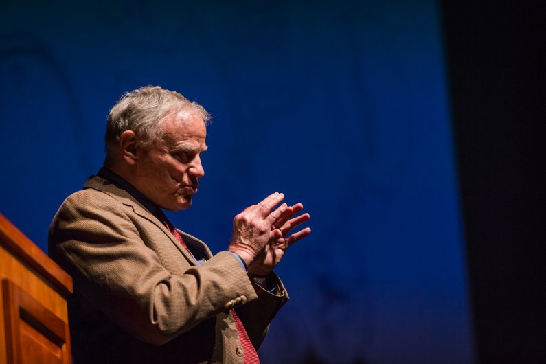 Western Washington University’s Fraser Lecture Series presented the keynote lectures for its 'Big Data' series at the Mt. Baker Theater Wednesday, April 6. More events are planned for campus. Photo by Rhys Logan / WWU