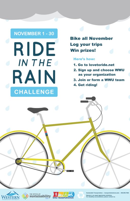 ride in the rain challenge poster
