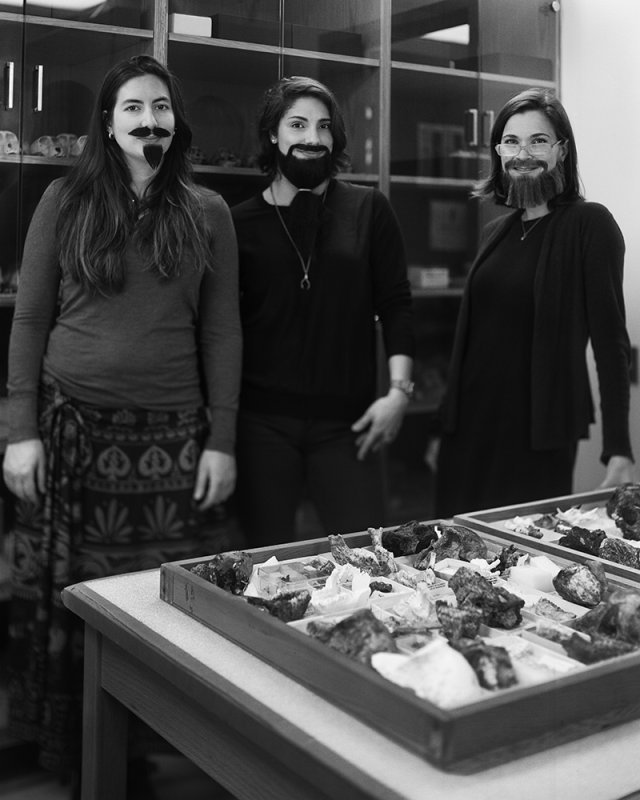 University of California's Bearded Ladies pose for the camera