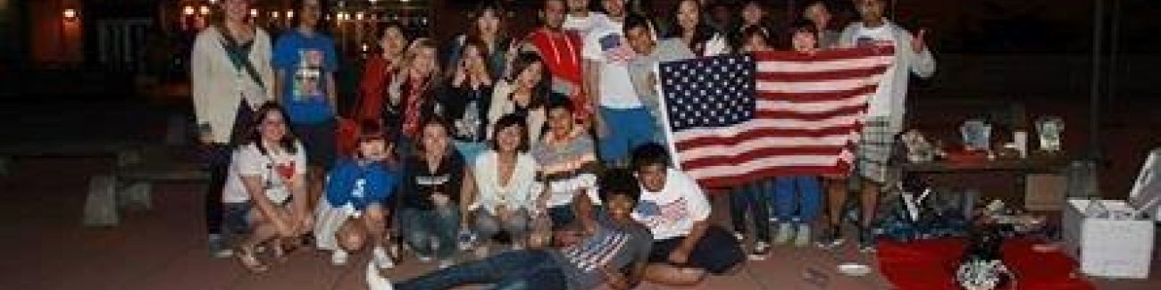 Students, faculty and staff from the Intensive English Program at Western Washington University pose for a photo on July 4, 2013. Courtesy photo
