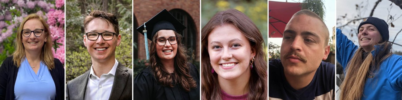 Collage of Outstanding Graduates from Woodring, Honors College and interdisciplinary programs