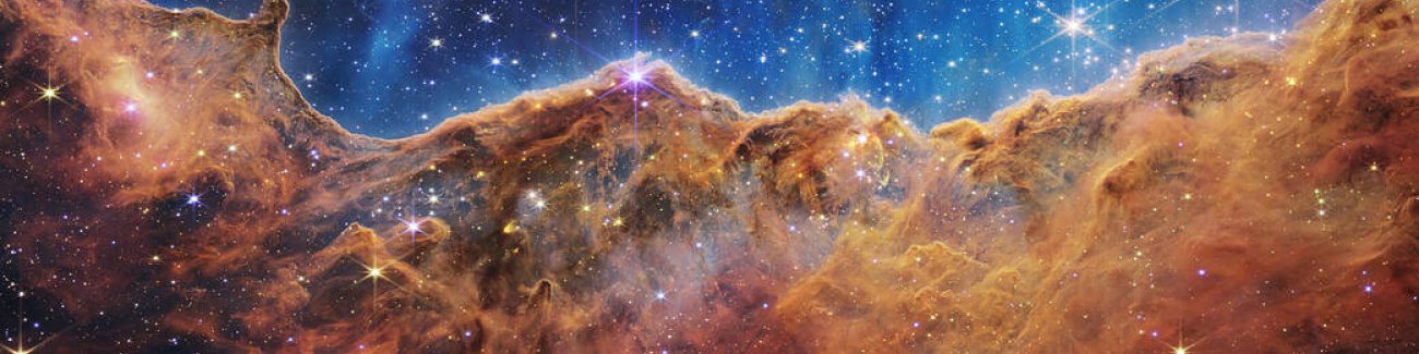 The Carina Nebula is captured in infrared light by NASA’s new James Webb Space Telescope, revealing for the first time previously invisible areas of star birth.