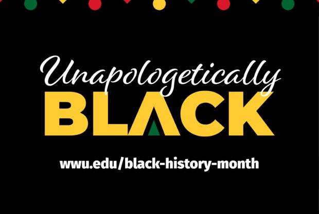 Poster for Black History Month with a link to the event website
