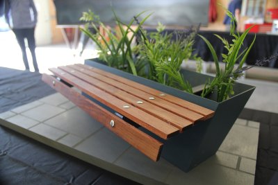 Adam Boroughs of Vashon Island received honorable mention and a $500 scholarship for this bench project. Courtesy photo.
