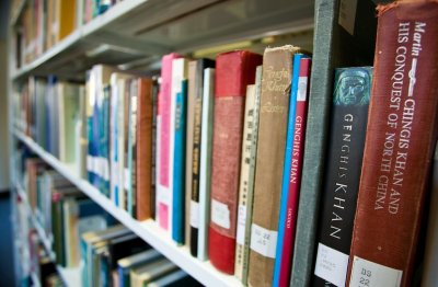 Scattered throughout the Wilson Library, a collection of books and other publications in the field of East Asian studies is available for students interested in the history, political development and languages of China and Mongolia. The books are written 