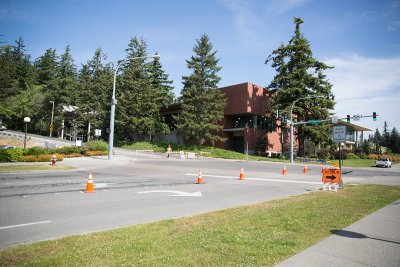 From Monday June 15, through Friday, July 3, West College Way is closed down due to the construction of new pavement and sidewalks next to the Wade King Student Recreation Center. This will also cause the closure of both bus stops at the SRC and Campus Se