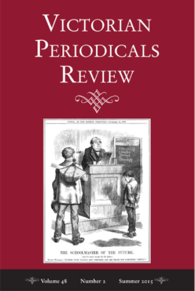 Mahoney and Abrams' article appeared in a special issue of the peer-reviewed journal "Victorian Periodicals Review" devoted to digital pedagogies.