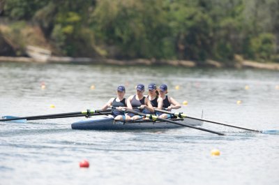 The WWU varsity four competes at the NCAA Div. II nationals on Friday, May 28. Courtesy photo.