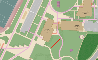 snow routes are now on the campus map