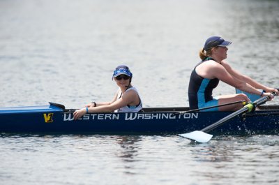 The WWU varsity four competes at the NCAA Div. II nationals on Friday, May 28. Courtesy photo.