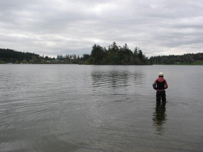 Lake Campbell on Fidalgo Island is a year-round fishing hole. Bass, trout, perch and catfish can be caught here, and in the warmer months many flock to Campbell to swim, wakeboard and water-ski. A large island sits almost dead-center in the lake, covered 
